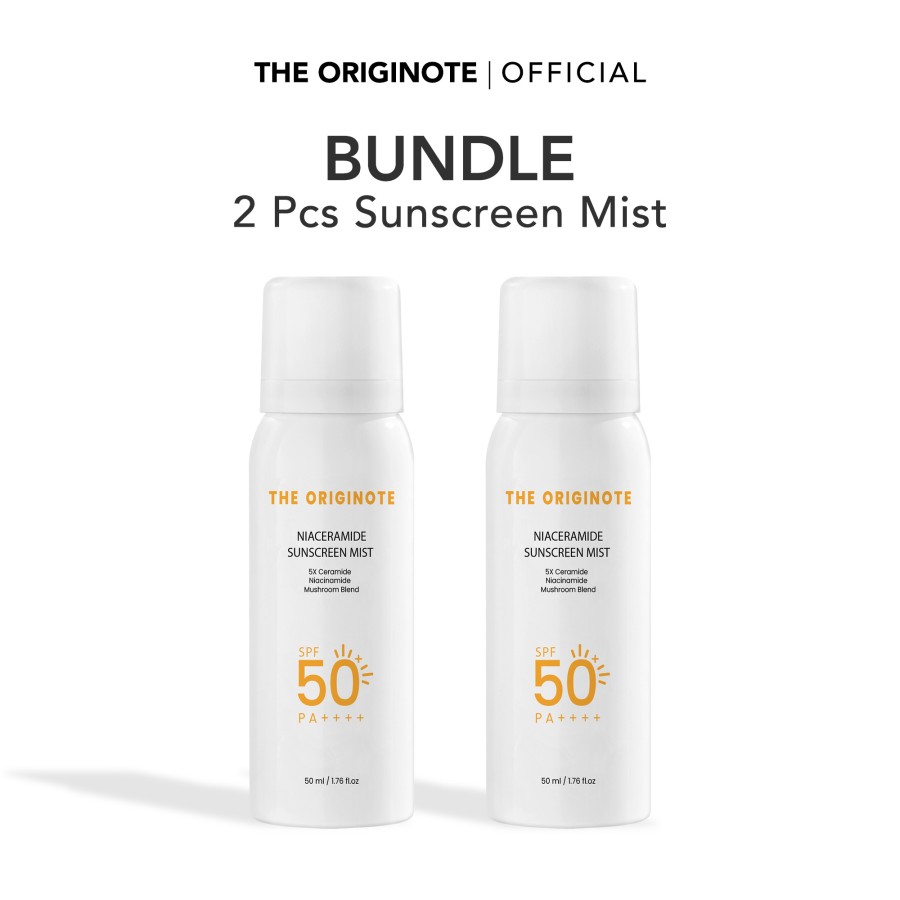 The Originote Bundle 2pcs Niaceramide Sunscreen Mist SPF 50 PA++++